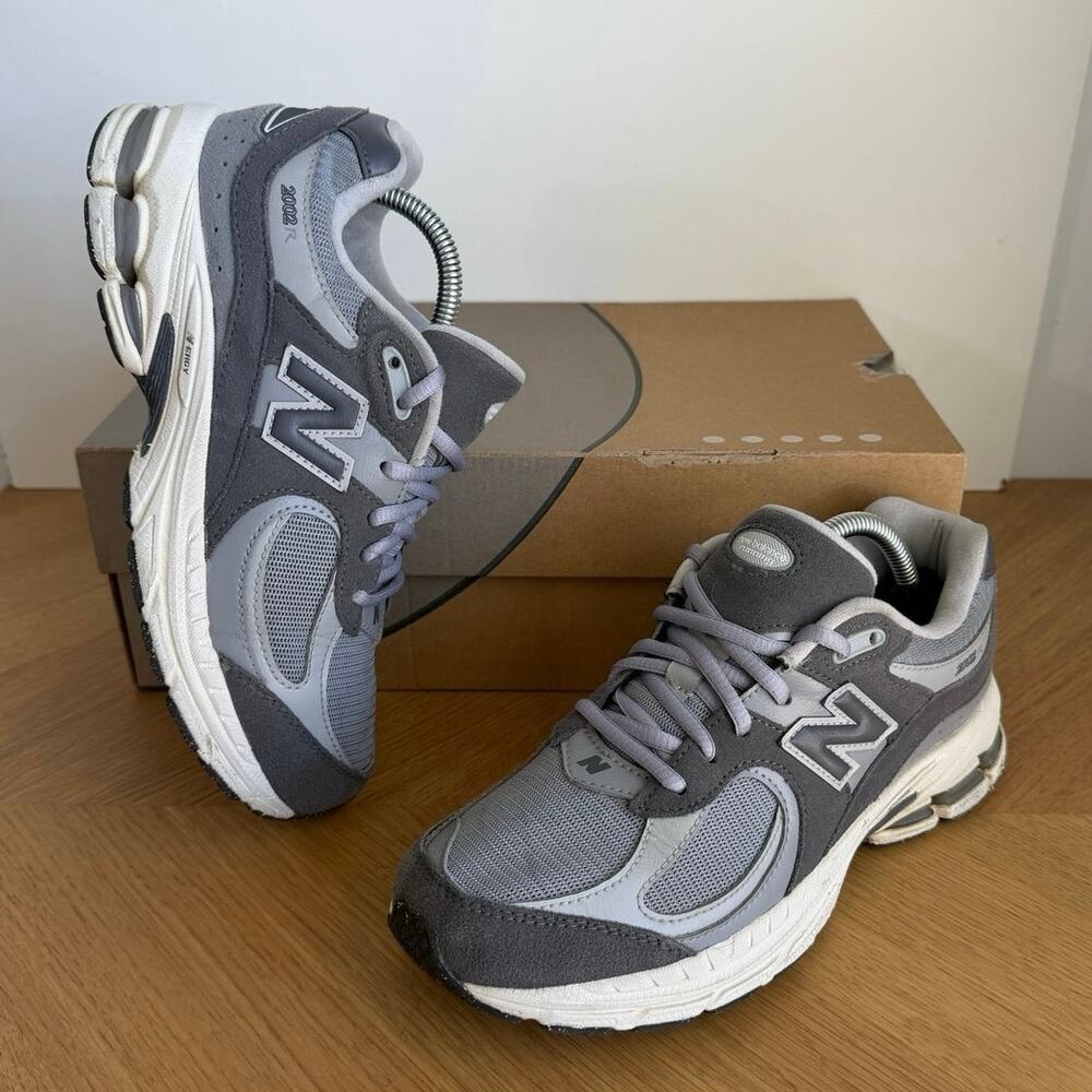 New Balance 2002 R “Grey” Kids Sneakers- 4.5 Y- 6 W